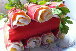 Фаршированные крабовые палочки