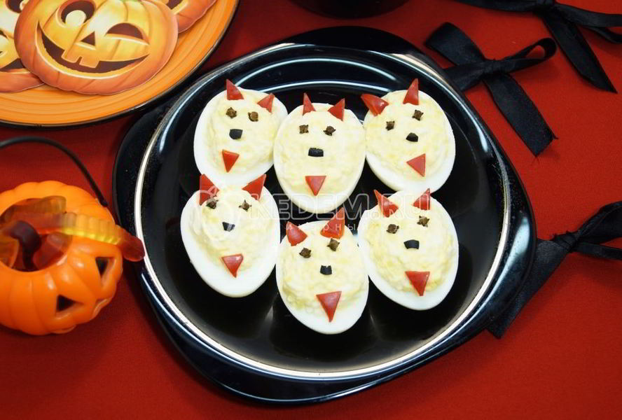 Фаршированные яйца Дьяволята