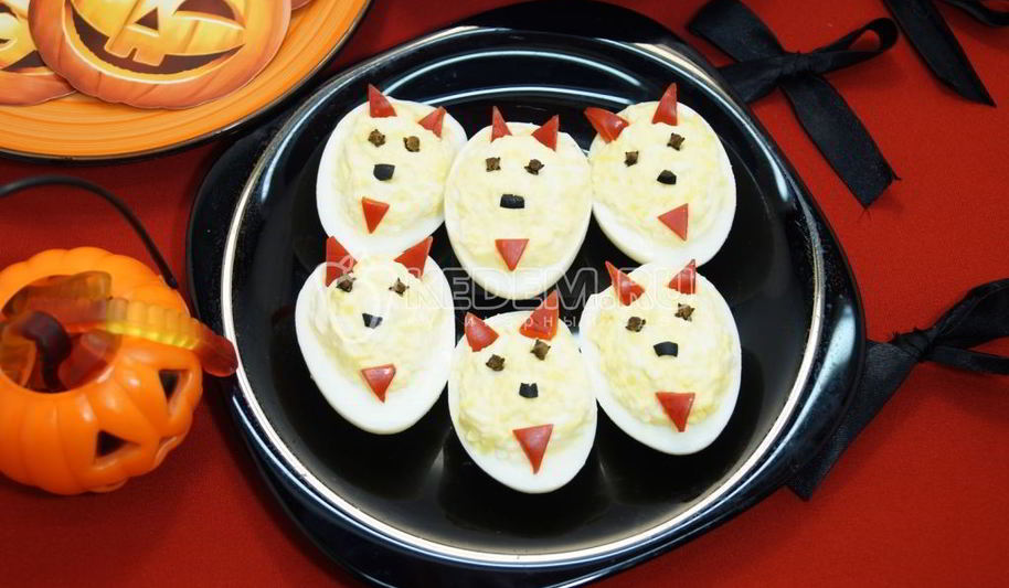 Рецепт фаршированных яиц дьяволята