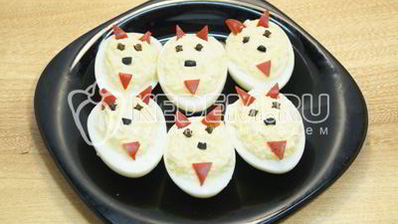 фаршированные яйца дьяволята