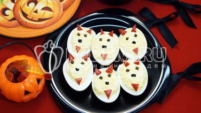 фаршированные яйца дьяволята