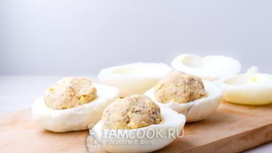 фаршированные яйца по дюкану
