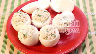 фаршированные яйца привидения