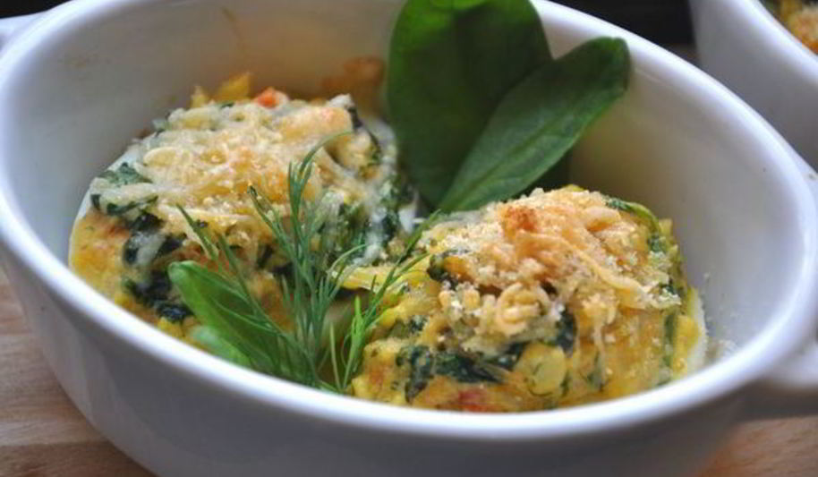 Рецепт фаршированных яиц с начинкой из шпината