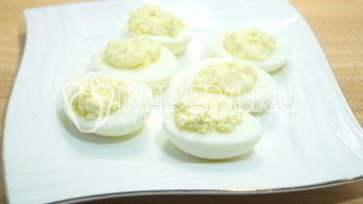 фаршированные яйца зимняя закуска