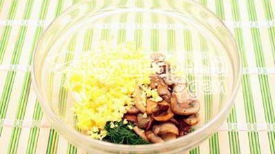 яйца фаршированные гнездышки