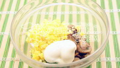 яйца фаршированные гнездышки