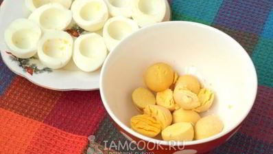 яйца фаршированные грибами