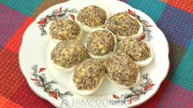 яйца фаршированные грибами