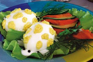 Яйца, фаршированные копченым лососем