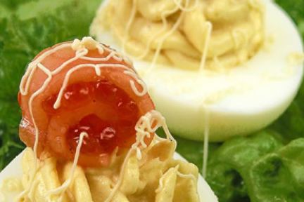 Яйца, фаршированные по-купечески