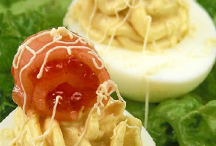 Яйца, фаршированные по-купечески