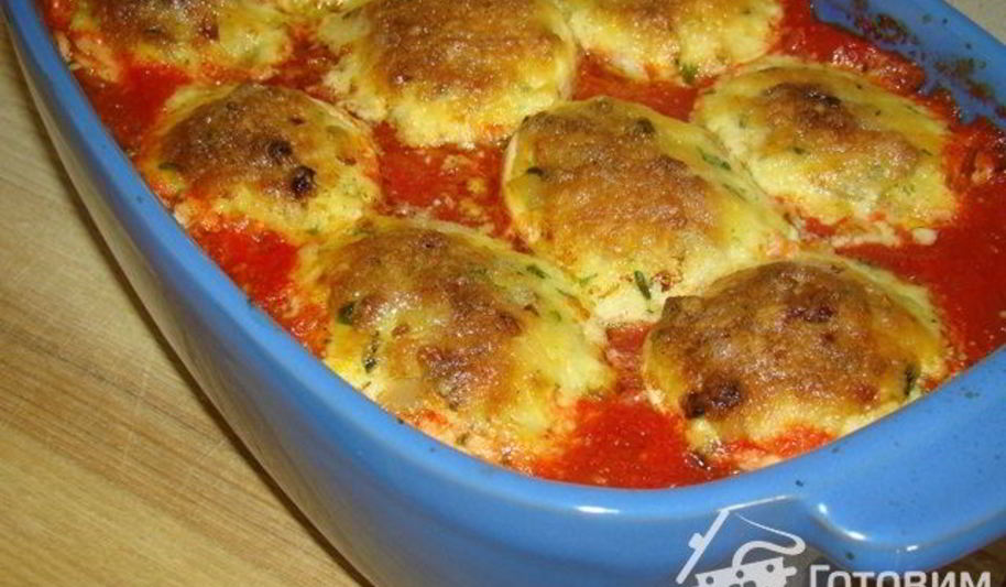 Рецепт запеченных фаршированных яиц