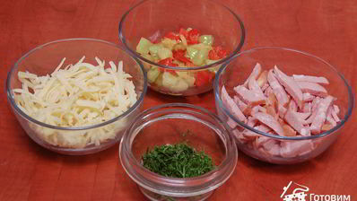 горячая закуска в багете