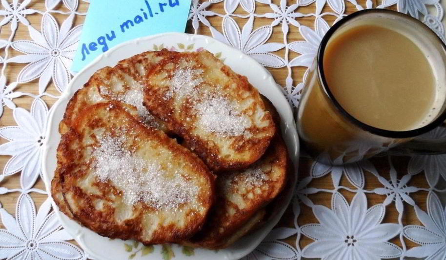 Рецепт банановых гренков