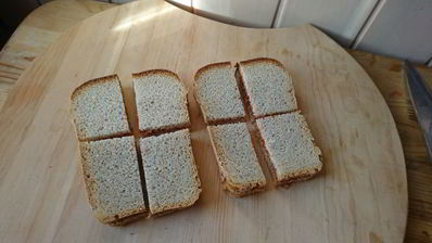 горячие мини-гренки