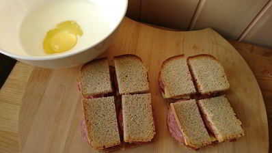 горячие мини-гренки