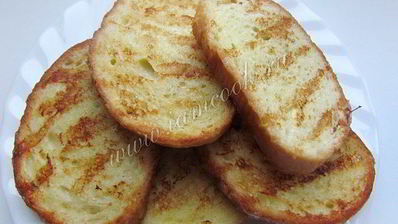 гренки из батона с яйцом и молоком