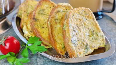 гренки из белого хлеба с яйцом