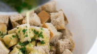 гренки из белого хлеба в духовке