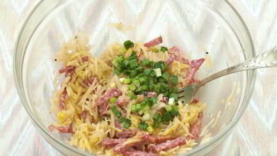 гренки к пиву с колбасой