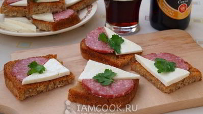 гренки с чесноком к пиву