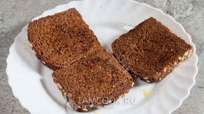 гренки с чесноком на сковороде