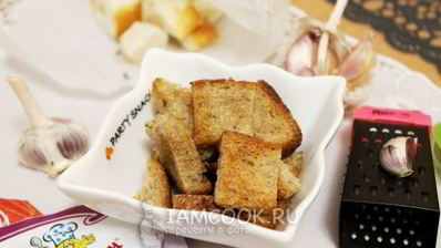 гренки с чесноком в духовке