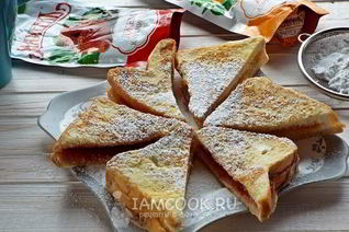 Гренки с джемом
