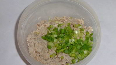 гренки с курицей и чесноком