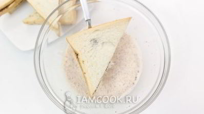 гренки с шоколадно-ореховой пастой