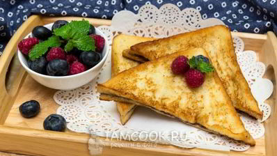 гренки с шоколадно-ореховой пастой