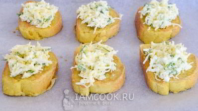 гренки с сыром и чесноком в духовке