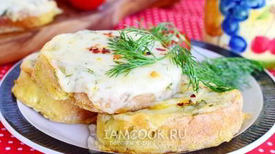 гренки с сыром и чесноком в духовке
