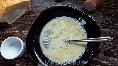 гренки с сыром и яйцом на сковороде