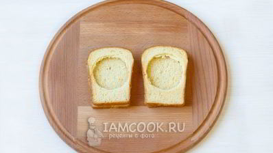 гренки с сыром и яйцом в духовке