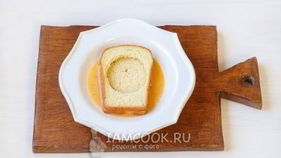 гренки с сыром и яйцом в духовке