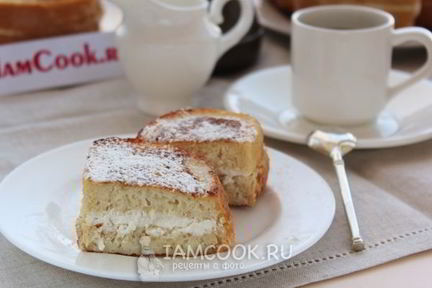 Гренки с творогом