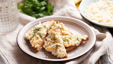 гренки с яйцом