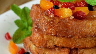 гренки в жасминовом чае