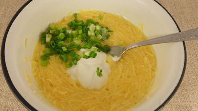 сырные гренки с припеком из шампиньонов