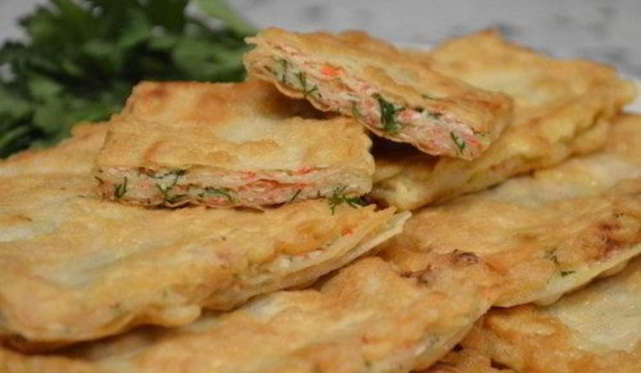 Рецепт восточных гренков на тонком лаваше