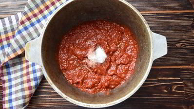 айвар-икра из запеченной паприки с баклажанами