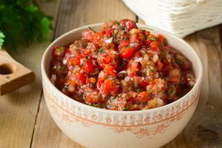 Баклажанная икра с чесноком