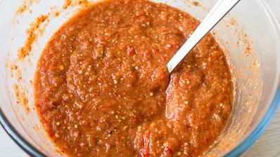 баклажанно-перечная икра