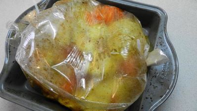 диетическая кабачковая икра в рукаве