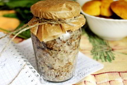 Грибная икра из маслят