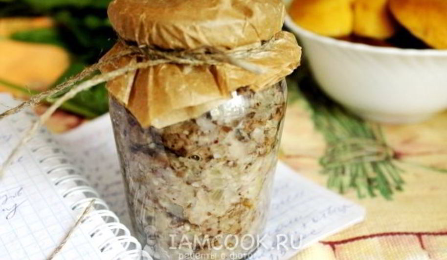 Рецепт грибной икры из маслят