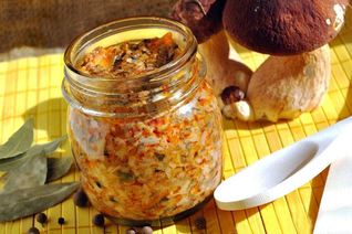 Грибная икра из подберезовиков