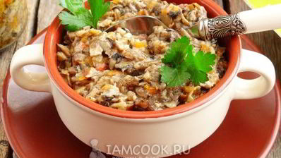 грибная икра из вареных грибов